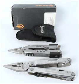 Gerber MP400 Compact Sport and Leatherman Rebar Stainless Multi-Tool Lot, c. 2000-2015
