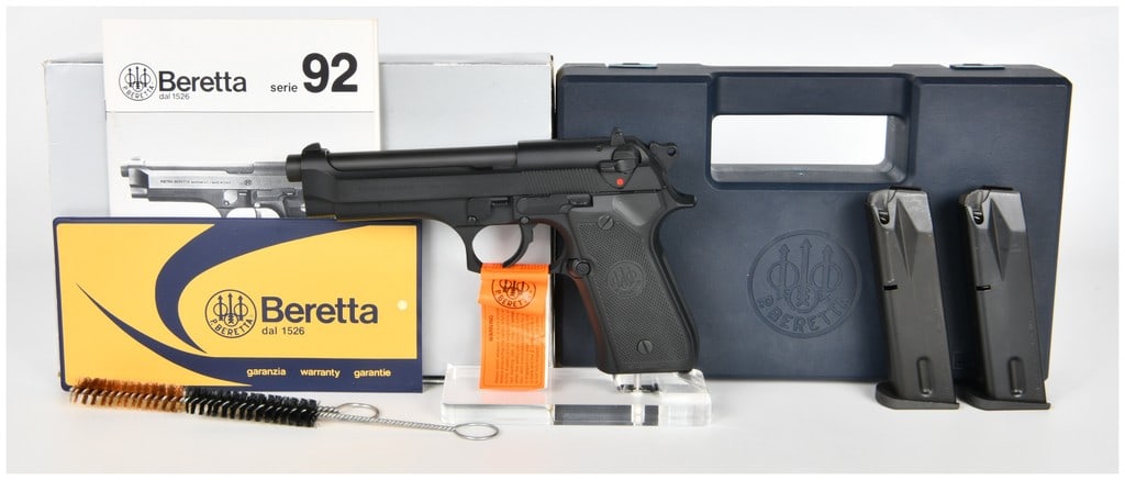 Beretta Model 92FS Semi-Automatic Pistol, 9mm Parabellum, Brand New in Box, 1990 Category: (1 of 16)