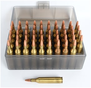 A Collection of 50 Rounds of .17 Rem Reloaded Ammunition