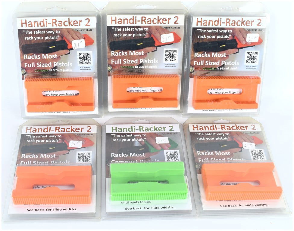 Handi-Racker 2 Pistol Slide Racking Aids, Group of Six, Patented Design (c. 2015-2020) (1 of 3)