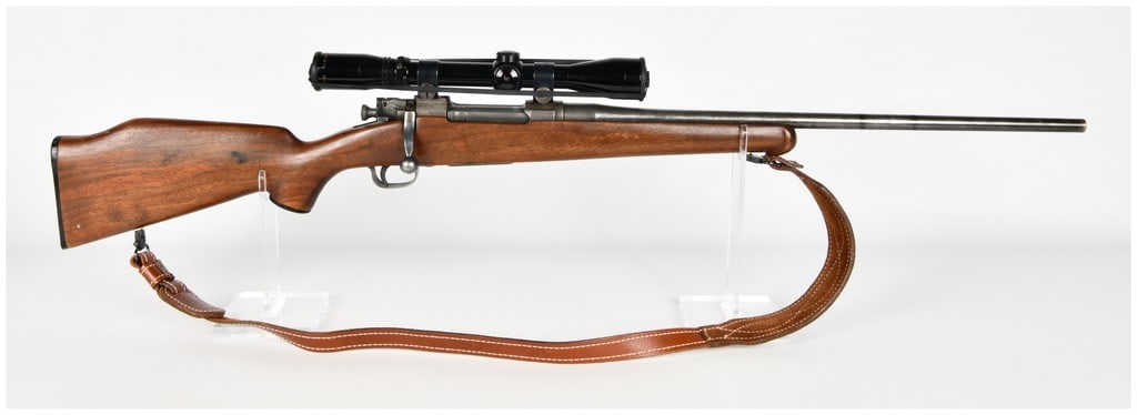 Sporterized U.S. Military Bolt Action Rifle (M1903/A3 Type) with Burris 3X-9X Scope, Mid-20th (1 of 20)