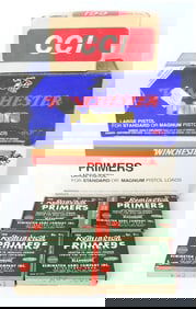 Vintage and Modern Firearm Primers Lot Remington Kleanbore Winchester CCI Mixed Pistol and Rifle