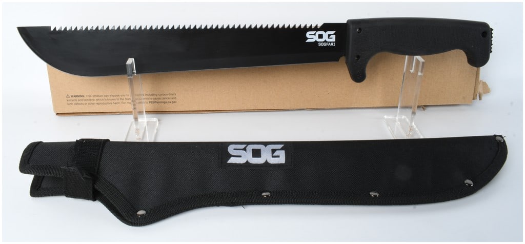 SOG Sogfari Sawback Machete with Sheath and Original Packaging (1 of 6)