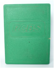 RCBS .257 Weatherby Magnum Full Length Two-Die Reloading Set, Part No. 12601, Late 20th Century