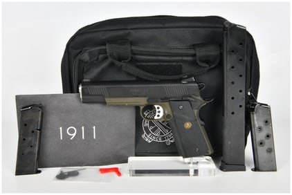 Springfield Armory 1911 Operator Semi-Automatic Pistol, .45 ACP, Two-Tone OD Green, c. 2022