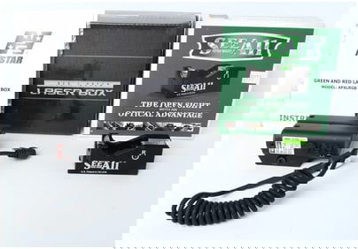 Modern Firearm Accessory Lot: NcSTAR APXLRGB Red/Green Laser and SEE ALL Open Sight System