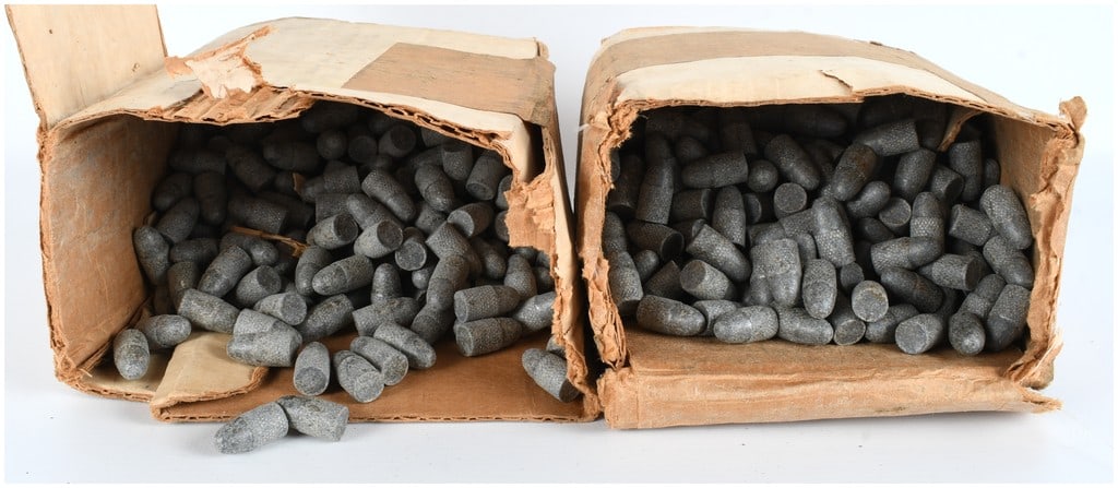 Bulk .38 Caliber Cast Lead Bullet Tips, Reloading Components in Original Boxes, Late 20th Century (1 of 3)