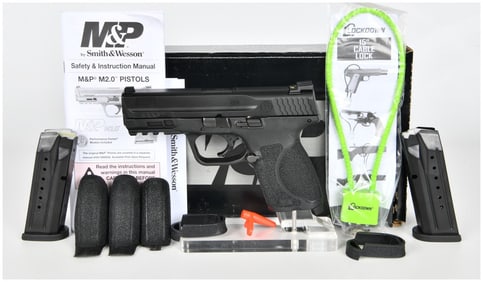 Smith & Wesson M&P9 M2.0 Compact 9mm Semi-Automatic Pistol, Brand New with Accessories, c. 2021