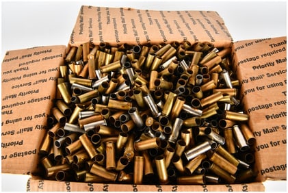 24 Lbs Of Mixed Caliber Empty Brass Casings