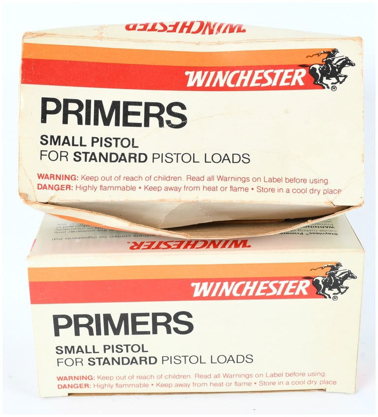 WINCHESTER Vintage Small Pistol Primers No. WSP Reloading Components Lot (Partial) (1 of 3)
