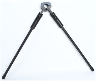 A Modern Machined Steel and Aluminum Firearm Bipod