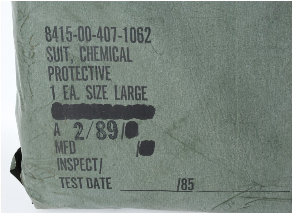 Sealed US Military Chemical Protective Suit Size Large - 4