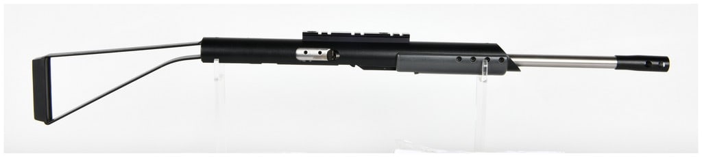 Mech-Tech Systems CCU Model Carbine Conversion Unit for Glock Pistols circa 2014: A specialized Carbine Conversion Unit (CCU) manufactured by Mech-Tech Systems, designed to convert compatible Glock pistols into a carbine configuration, utilizing the pistol's lower receiver and