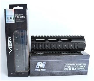 NcSTAR/VISM Lot of AR-15 Tactical Handguards and Accessories, Modern Production