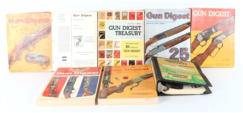 John T. Amber Edited Gun Digest Annuals and Sierra Reloading Manual Lot, 1961-1971 (1 of 6)