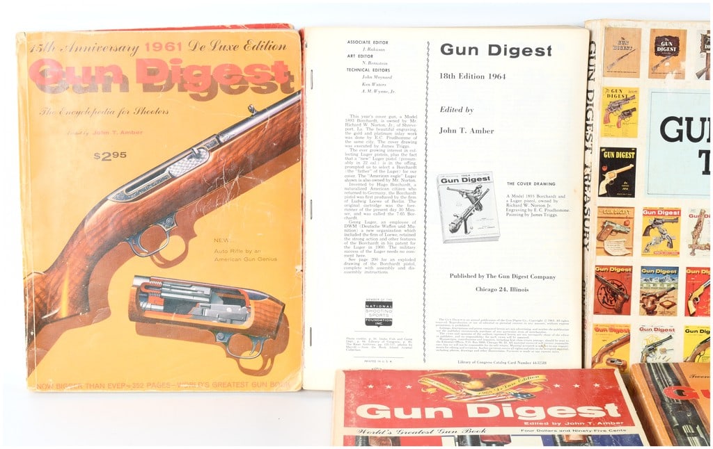 John T. Amber Edited Gun Digest Annuals and Sierra Reloading Manual Lot, 1961-1971 - 2