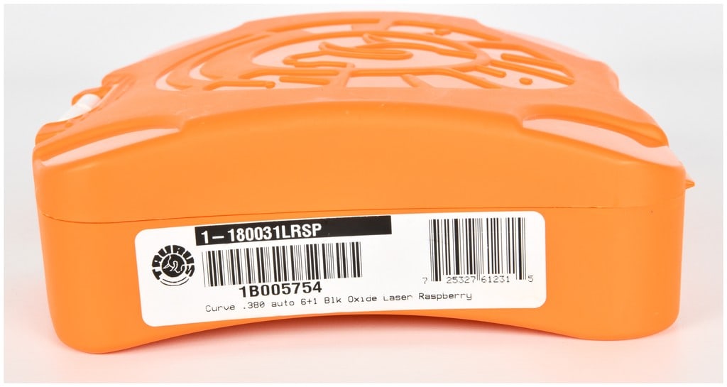 Taurus CURVE .380 AUTO Subcompact Semi-Automatic Pistol, Raspberry Frame, Integrated Laser/Light, - 17