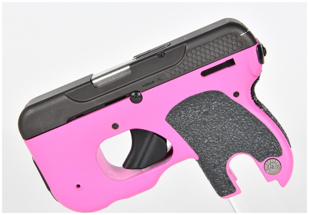 Taurus CURVE .380 AUTO Subcompact Semi-Automatic Pistol, Raspberry Frame, Integrated Laser/Light, - 2
