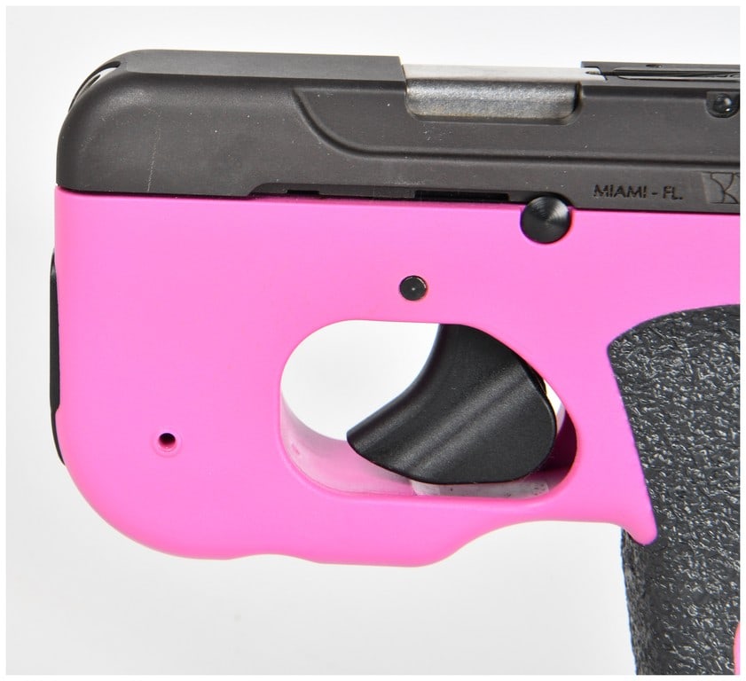 Taurus CURVE .380 AUTO Subcompact Semi-Automatic Pistol, Raspberry Frame, Integrated Laser/Light, - 3