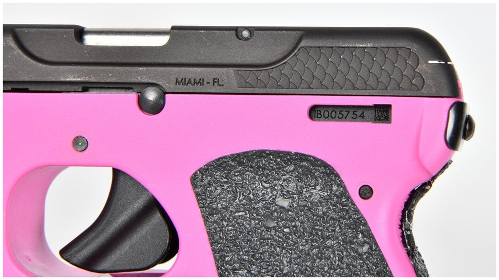 Taurus CURVE .380 AUTO Subcompact Semi-Automatic Pistol, Raspberry Frame, Integrated Laser/Light, - 6