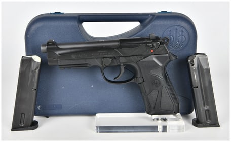Beretta 90two Semi-Automatic 9mm Pistol with Two Magazines and Original Case, circa 2006-2012