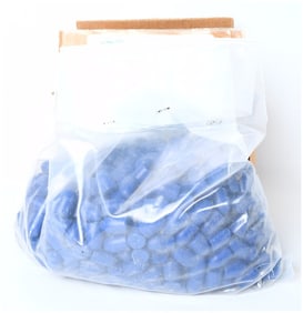 THE BLUE BULLETS .45 Caliber 230 Grain RN Blue Polymer Coated Reloading Projectiles, Lot of 675