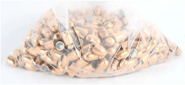 Unbranded .45 Caliber 230 Grain FMJ Round Nose Bullet Projectiles, Lot of 500, Modern