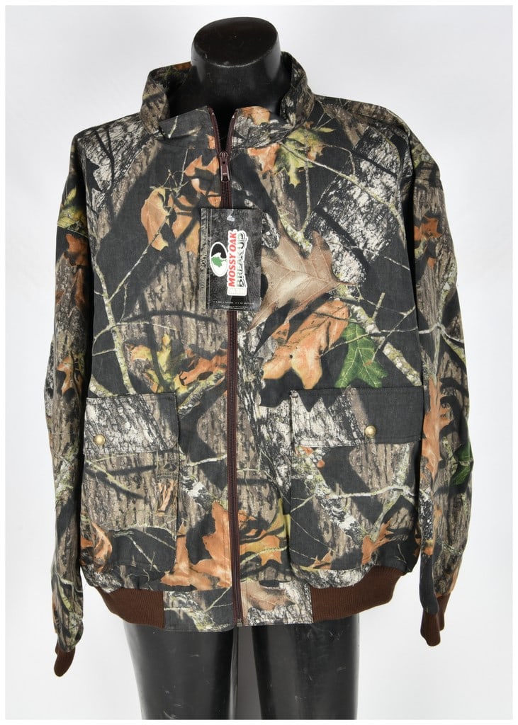 Brand New Cabela's Mossy Oak Break-Up Camo Hunting Bomber Jacket (1 of 14)