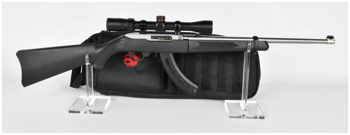 Ruger 10/22 Takedown Semi-Automatic Rifle with Simmons Scope and BX-25 Magazine, Modern