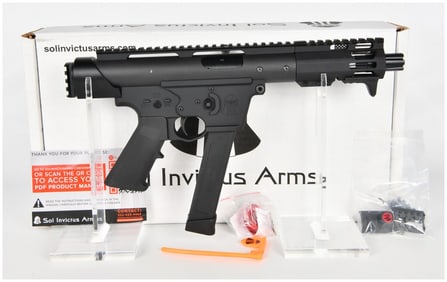 Sol Invictus Arms TAC-9 Semi-Automatic Pistol, 9mm, Brand New in Box, c. 2020s