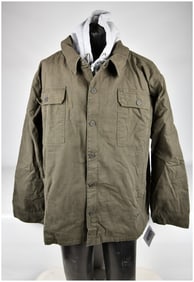 Cabela's Brand New Men's Hooded Canvas Military Style Shirt Jacket Size 2XL
