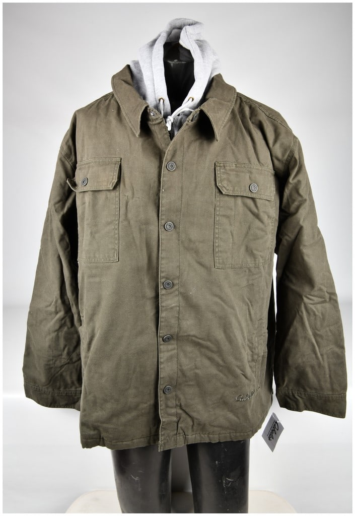 Cabela's Brand New Men's Hooded Canvas Military Style Shirt Jacket Size 2XL (1 of 14)