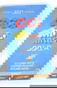 CCI Mini MAG 22 LR Ammunition 500-Round Box 40 Grain Modern Production