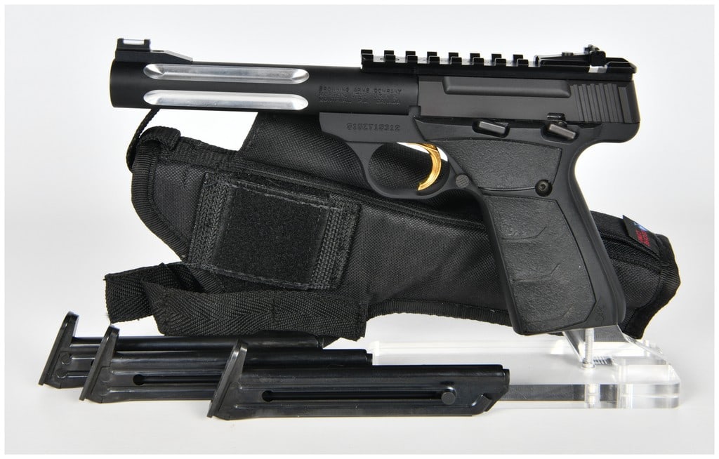 Browning Buck Mark Semi-Automatic Pistol .22 LR Target Model, Circa 2018 (1 of 15)