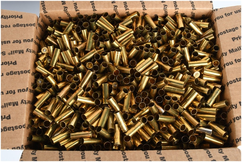 A Collection of 22 Lbs of Empty .38 SPL Brass (1 of 2)