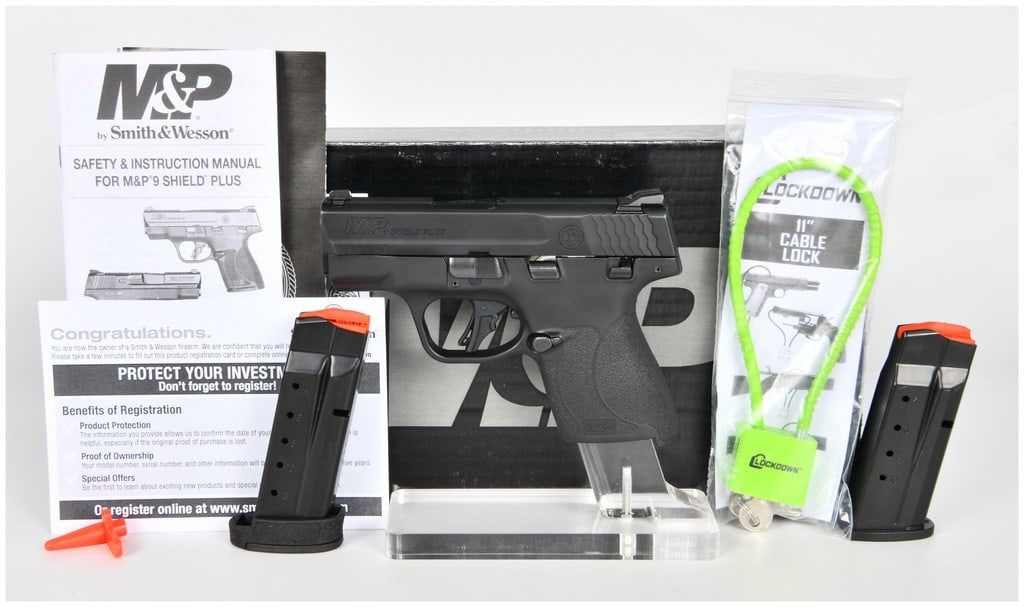 Smith & Wesson M&P 9 Shield Plus Semi-Automatic Pistol, Two Magazines, c. 2021 (1 of 17)