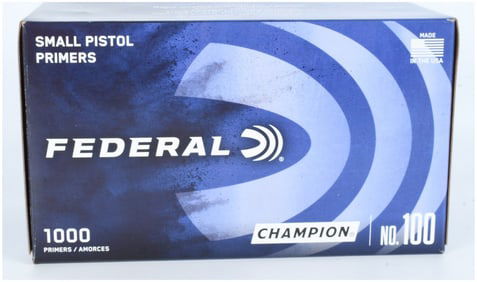 Federal Champion Small Pistol Primers No. 100