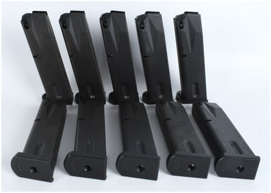A Set of 10 Beretta 92FS 9mm Handgun Magazines