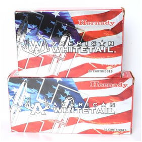 Hornady American Whitetail Premium Rifle Ammunition Lot (40 Rounds Total) Modern