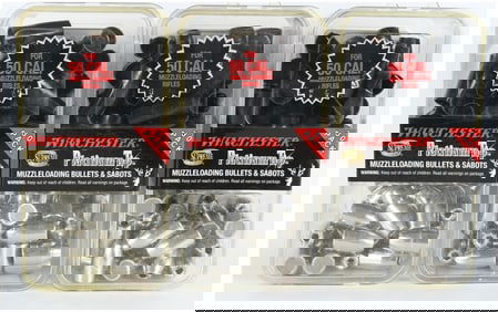 Winchester Supreme Platinum Tip .50 Caliber Muzzleloading Bullets and Sabots, 90 Count