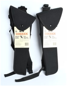 Uncle Mike's Sidekick Size 11 Black Nylon Bandolier Holster Matched Pair (1980s-1990s)