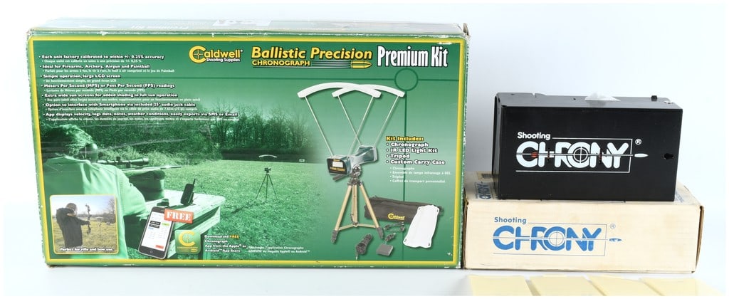 Caldwell and Shooting CHRONY Chronograph Lot, Ballistic Precision Measurement Equipment, (1 of 5)