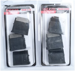 Two Ruger LX-1 10-Round .22 LR Rotary Magazine Value 3-Packs, Total of 6 Magazines
