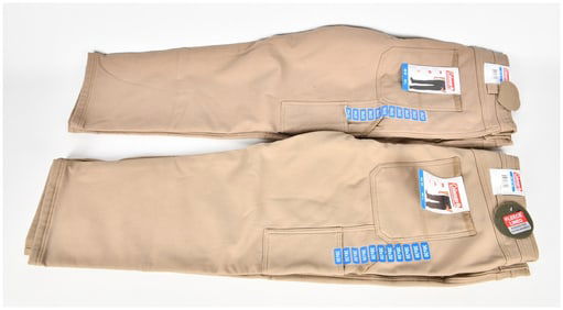 Two Brand New Coleman Men's Fleece Lined Stretch Canvas Pants