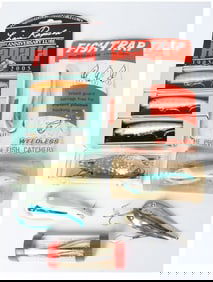 A Collection of 9 Rapala and Fishtrap Fishing Lures