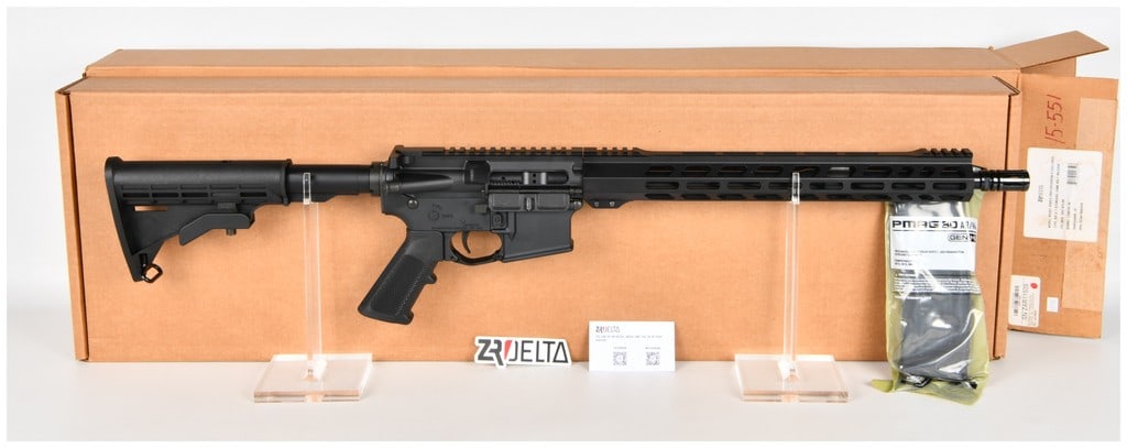 ZRODELTA Ready Series AR-Platform Rifle, .223 Wylde, New in Box: A modern sporting rifle manufactured by ZRODELTA, based in Rutherford College, NC, USA. This rifle is the MOD: READY SERIES, identified specifically as the ZROI/DAVIDSON'S EXCLUSIVE variant, designed