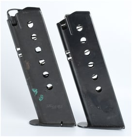 Two Sig Sauer P220 .45 ACP Handgun Magazines