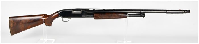 Winchester Model 12 Pump-Action Shotgun, 20 Gauge, Ventilated Rib, Lyman Cutts Compensator, Circa