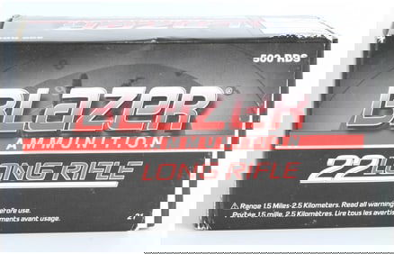 CCI Blazer .22 Long Rifle 40 Grain Lead Round Nose Ammunition 500 Rounds Modern Production