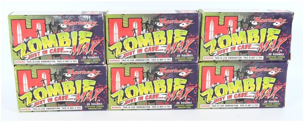 Hornady ZOMBIE MAX 223 REM 55 Grain Z-MAX Rifle Ammunition Collector Lot (Circa 2010s) (1 of 3)